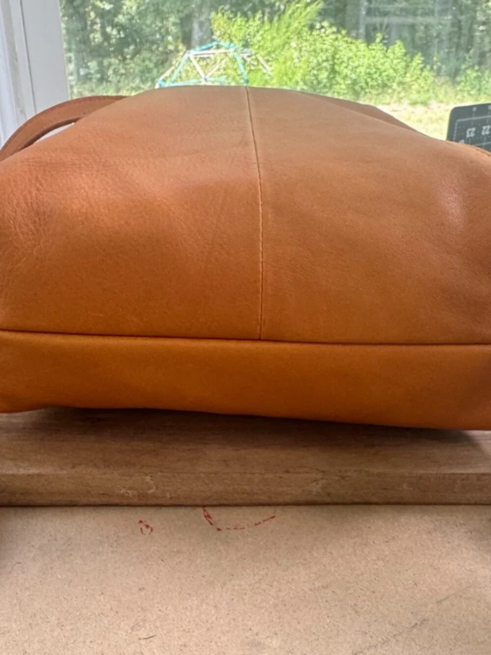 MARGOT Camille Leather Backpack in Cognac -NWT